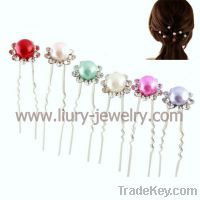 Sell Pearl Flower Crystal Hair claw