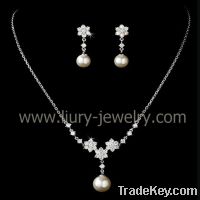 Sell Silver Crystal Weding Jewelry Set