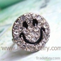 Sell Full Crystal Smile Finger Ring