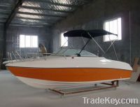 Sell Fiberglass boat/FRP 550 cuddy cabin boat/New self-reserch model/