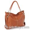 Modern and elegant diagonal&shoulder leather bag(brown)