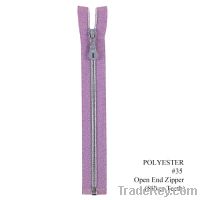 Sell POLYESTER  Open End Zipper (Silver Teeth)
