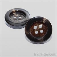 Sell polyester cow horn button manufacturer
