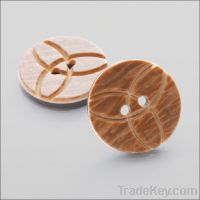 Sell plastic imitation wood button two-hole button four-hole button