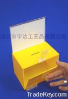 Sell colored acrylic ballot box