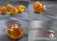 Sell Colored acrylic ball with pendants, acrylic bead, acryilc globe