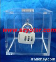 Sell Acrylic box with combination lock