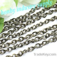 decorative twist linked metal chain