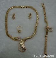 golden plated Jewelry set