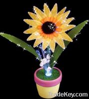 Sell led fiber optic flower light for decoration