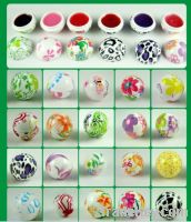 water print ball shape lip balm