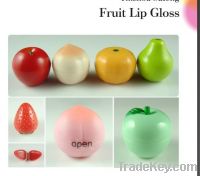 Sell  fruit shapes lip gloss/lip balm