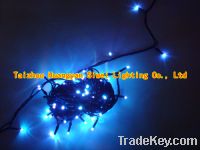 Sell christmas light chain, blue rice bulb
