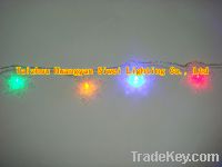 Sell LED light chain with snowflakes decoration, color LED