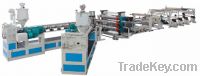 Sell PC, PP, PS, HIPS, ABS, PMMA, APET flat  corrugated sheet extrusion line