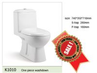 P-trap Washdown toilet on sales promotion