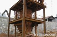 Closed blast smelting furnace