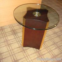 Sell :Round Glass Top Coffee Table (Az-0993)