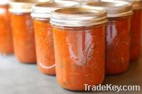 Sell various organic sauces and salads in jars