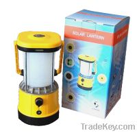 Sell portable solar power led camping lantern with USB charger
