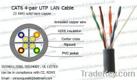 Sell Cat6 F/UTP cable, 23Awg solid copper, 4-pair, 250MHZ