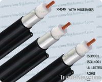 Sell HFC 540 coaxial/trunk cable with messenger, PE jacket , CCA