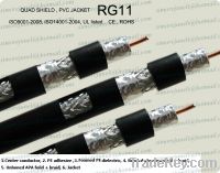 Sell RG11 Quad-hield coaxial cable/coax cable
