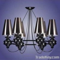 Sell Fashionable Pendant Light with 6 Pieces Fabric Lamp Shades