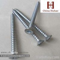 Flat Head Galvanized Chipboard Screws