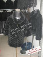 Sell black fur coat