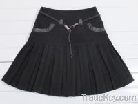 Fashion Simple Drpe Skirts Black