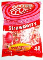 Sell Bubble gum lollipop(strawberry)