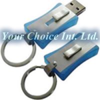 USB flash disk with keychain 32MB to 2GB --UA0042