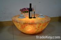 Hot Selling LED Outdoor Table with Marble and 16 Changing Colors