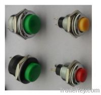16mm Plastic push-button, metal shell(frame) switch