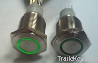 16mm lighted pushbutton, maintain switch, momentary button switch