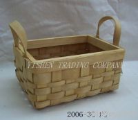 Sell wood knitting baskets for gifts