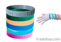 Promotional cheap custom colorful silicon wrist band_silicone wrist ba