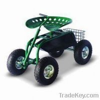Rolling Garden Seat On Wheels With Tool Tray & Turnbar  TC4501D