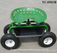 Garden Seat Cart With Wheels & Turnbar  TC4501B
