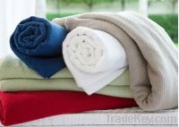 Cellular thermal blanket and Cotton Blanket