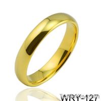 Sell 4mm to 8mm Tungsten Wedding Rings for Him and Her 18K Gold plated