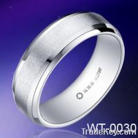 Sell Newest Handmade Grit-blast White Tungsten Wedding Rings Couples
