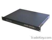 High quality IEEE802.3af of 16 ports 100m ethernet poe switch