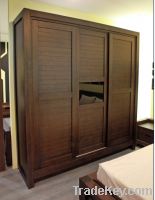 Sell wooden cheap price wardrobe in three doors