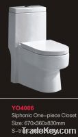 Sell Siphonic One-piece toilet-YO4006