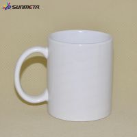 high quality 11OZ ceramic mug for sublimation printing/ white ceramic mug for promotion gift