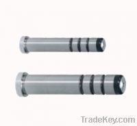 Headed hardened steel oil groove guide posts for mould components