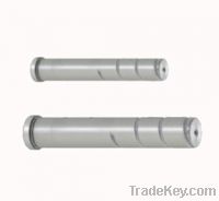 Straight threaded hardened steel guide pins with oil grooves