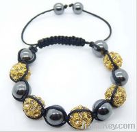 Sell Newest shamballa hematite & disco ball bracelets for women, gir